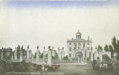 Mansion di Lord Timothy Dexter, Newburyport, Massachusetts, USA da American School